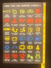 Joke Vehicle Warning Signs Garage Rustic/Vintage Looking ***8x12*** Tin Sign