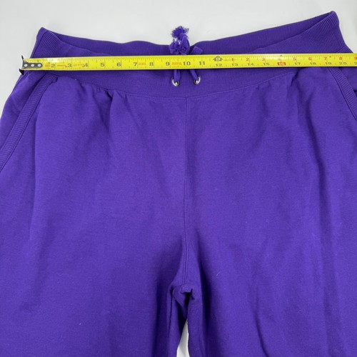 Champion Purple Sweatpants Lounge Drawstring Athleticwear 3X Spellout - Picture 5 of 14