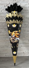 Schultüte Zuckertüte SONIC  Gold  Handarbei...