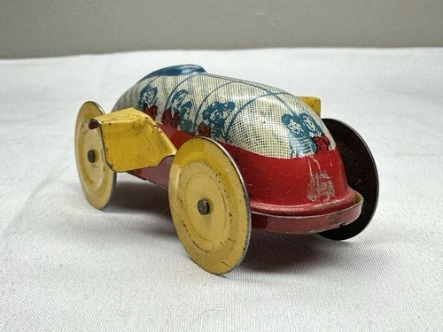 Wolverine Jet Roller Coaster Tin Litho Toy Car 1940s