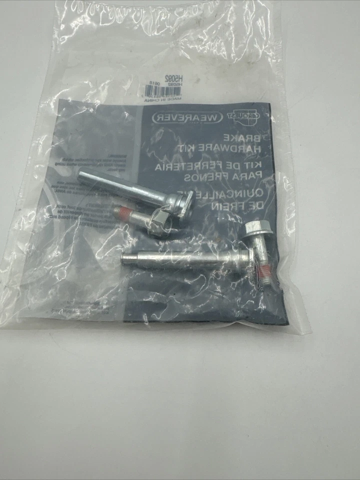 Kit de pasador guía de pinza de freno de disco Carquest Wearever: H5092 Foto 3 de 4