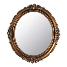  12.8 x 14.3 inch Vintage Decorative Wall Mirror, Hanging Mirrors for Bedroom 