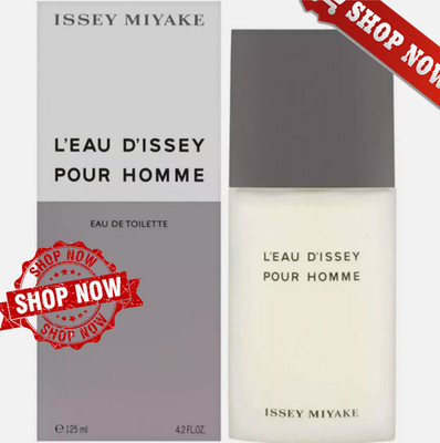 Issey Miyake L'Eau D'Issey Pour Homme EDT 4.2 Oz 125 ML Men Perfume New In Box