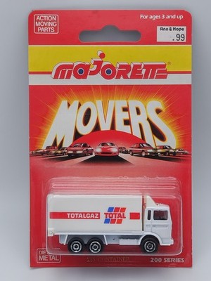 Majorette 1995 - 200er Serie - 265 - Renault J Container Total - white - Movers