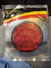 Grand General GG75902 4” Fleet Red/Red 18 LED Flange Mount NEW