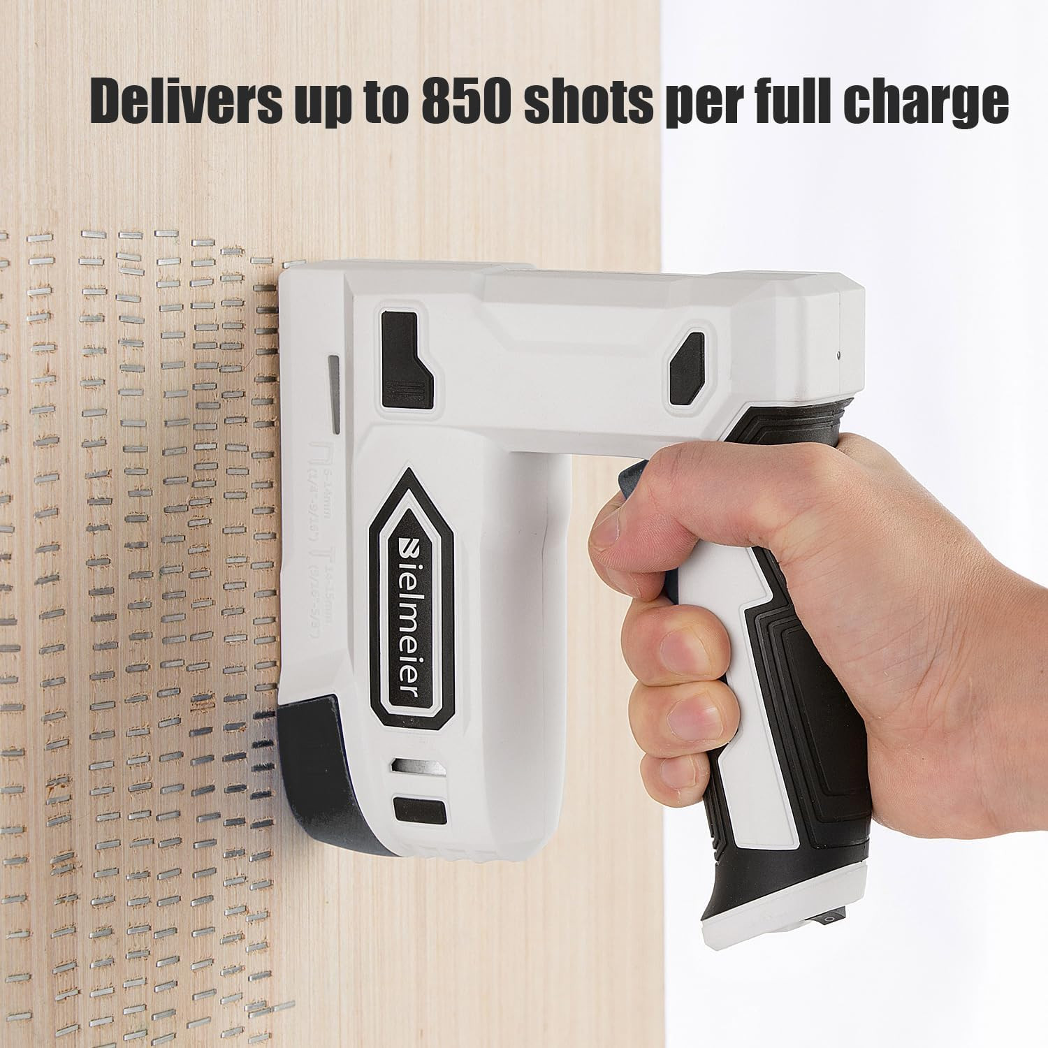 Bielmeier Electric Staple Gun, 2 in 1 Lithium-ion Electric Stapler, 4V Cordless