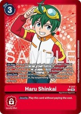 Haru Shinkai Alternate Art Foil - P-217 NM - Digimon TCG