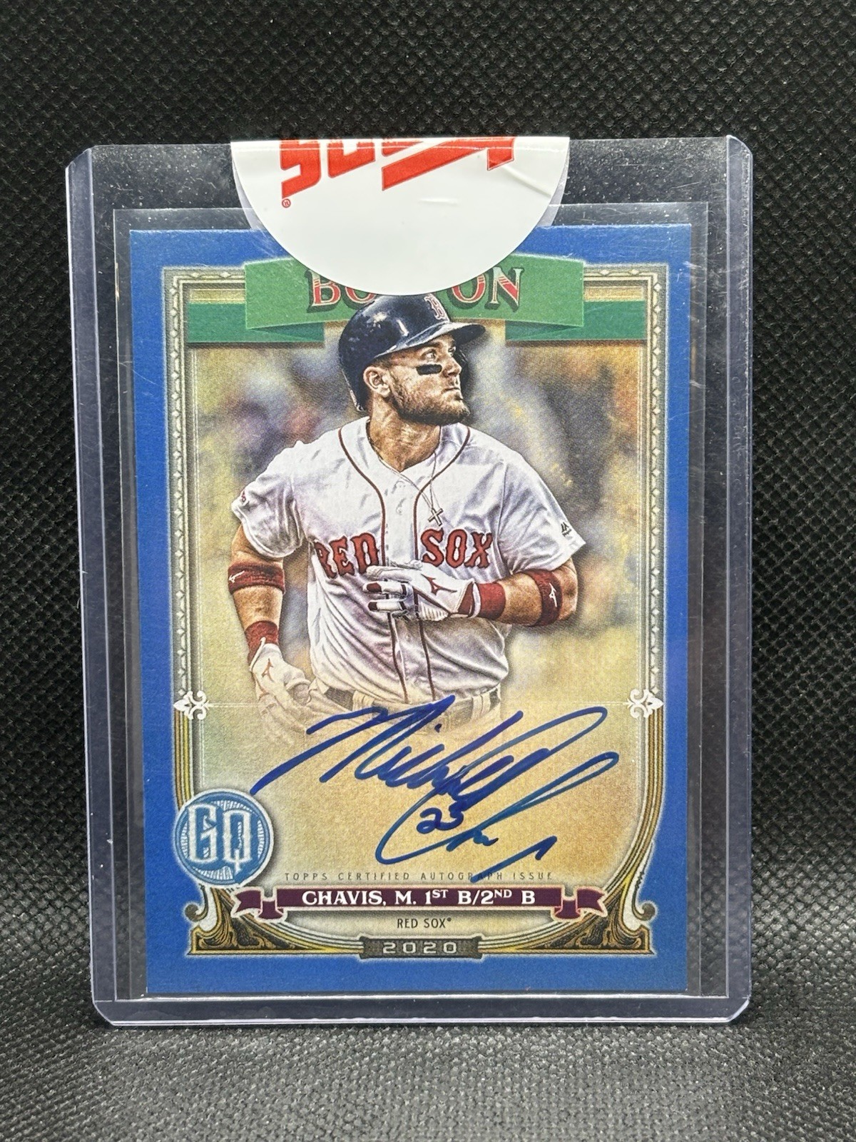 2020 Topps Gypsy Queen -Michael Chavis #GQA-MCH Blue /99 (AU)
