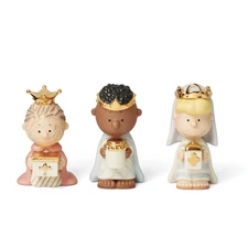 895923 Peanuts Christmas Pageant 3 Kings Figurines