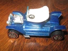 Vintage 1967 Hot Wheels Redline Blue Hot Heap Toy Car red line