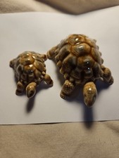 2 Lovely Wade Porcelain Tortoises, In Cood Condition Made In England