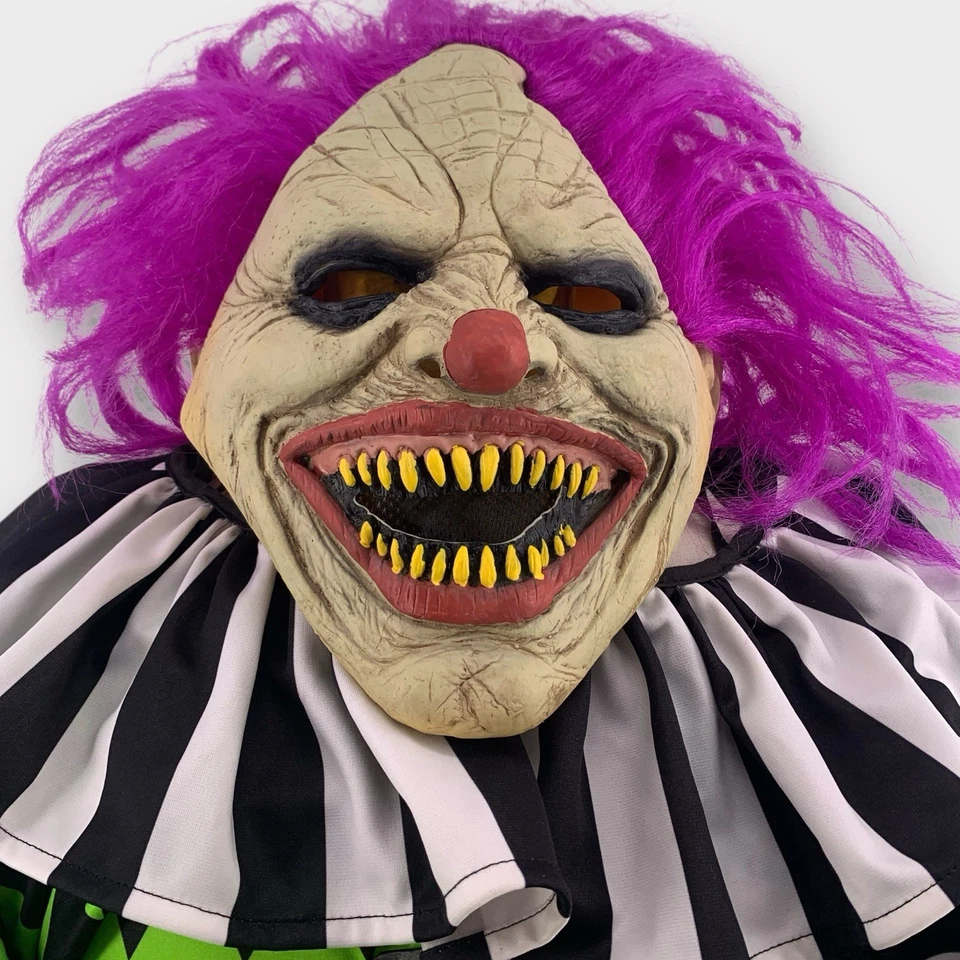 Psycho Sideshow Shackles The Clown Evil Mask Adult M Costume California Costumes - Image 2 of 4