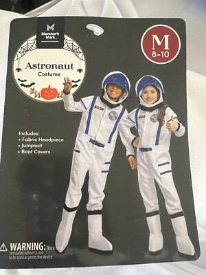 Member's Mark Child Astronaut Halloween Costume Size S 4-5