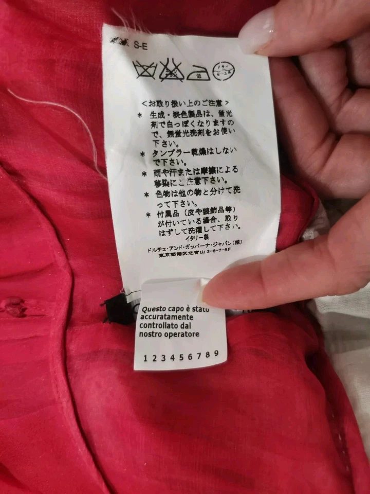 🆓US🛃 PASARELA SS2006 Dolce&Gabbana rojo plisado seda sujetador vestido IT 40 Foto 4 de 4