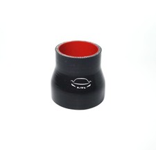4-ply Reinforced 2.25 To 3 Id Reducer Coupler Silicone Hose Air Intake Black