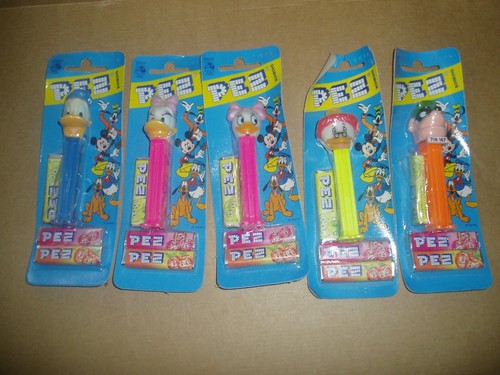 Lot of 5 Disney's DuckTales Pez Dispensers - Lot 2 - Unopened
