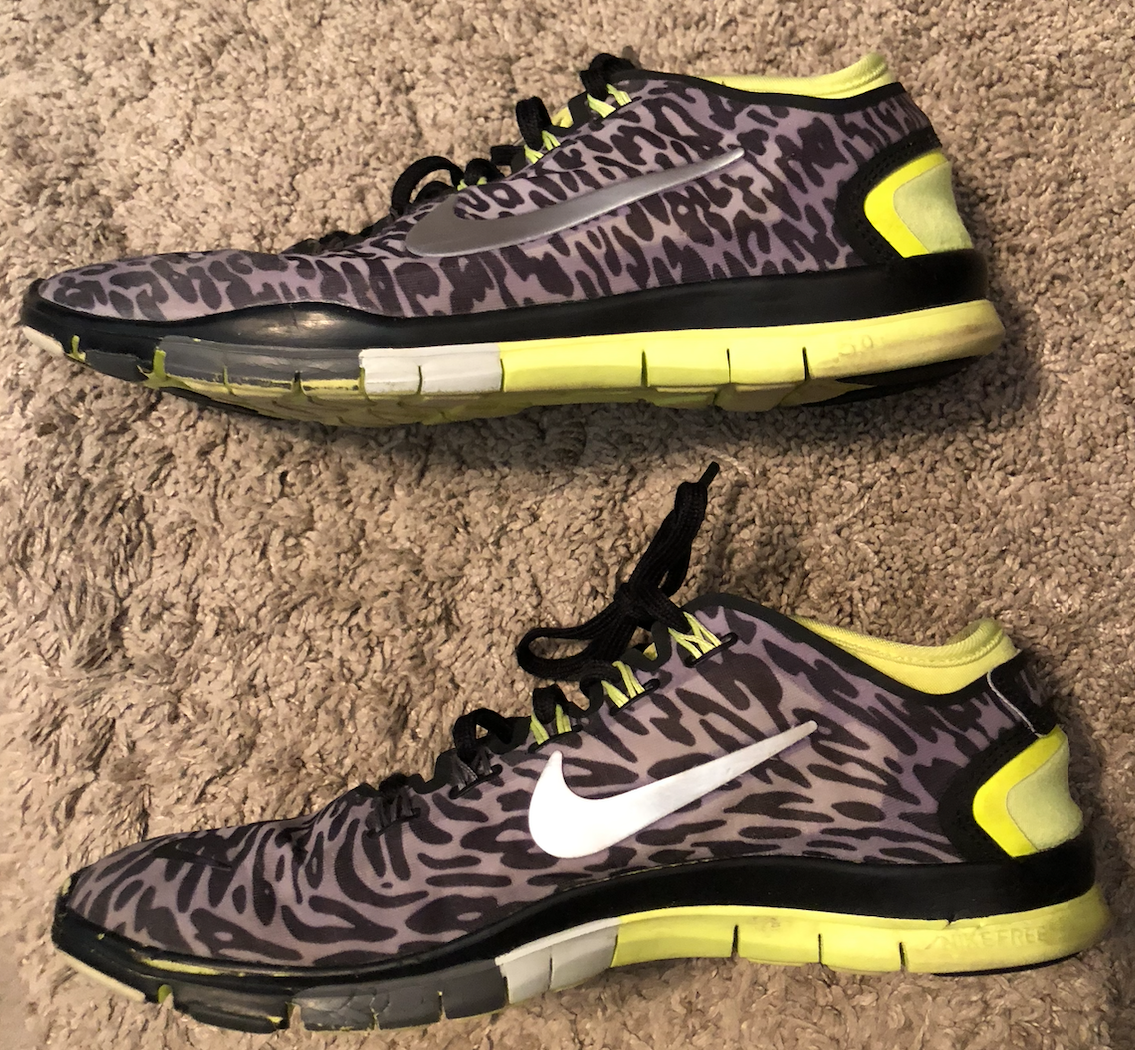 Size Nike Free Trainer Fit Flash Lime Leopard W for sale
