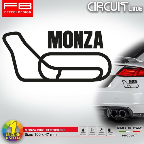 Adesivo Stickers MONZA Circuit F1 Ferrari Moto GP Rally VR 46 Tuning car ITALY - Afbeelding 1 van 2