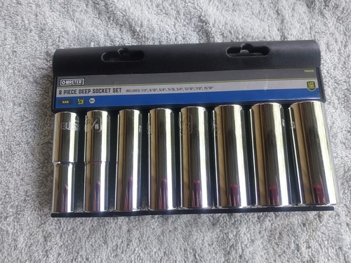 Master Mechanic Deep Standard Socket Set 1/2" Drive 6 Point 119070