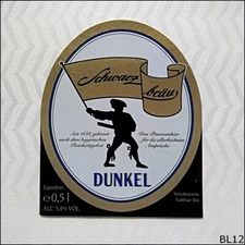 Schwarzbrau Dunkel Beer Label (BL12)