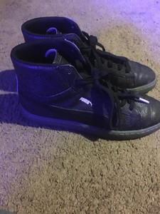 black high top pumas