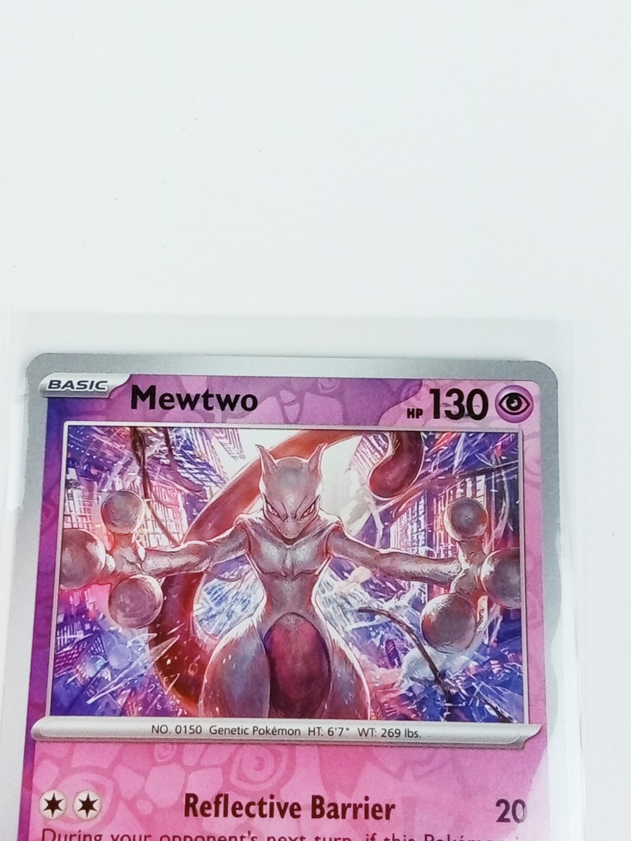Mewtwo 150/165 Scarlet & Violet Reverse Holo Rare Pokémon Card