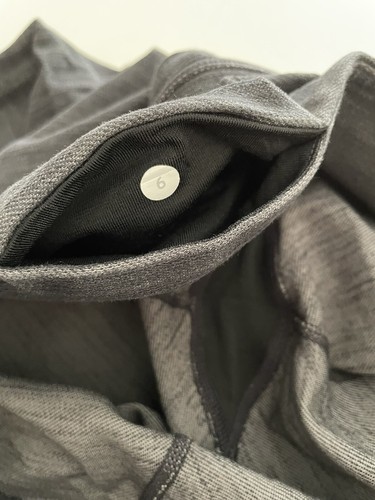 Lululemon Leggings Heathered Dark Cast / Pantaloni Taglia 6 #0030 - Foto 4 di 6