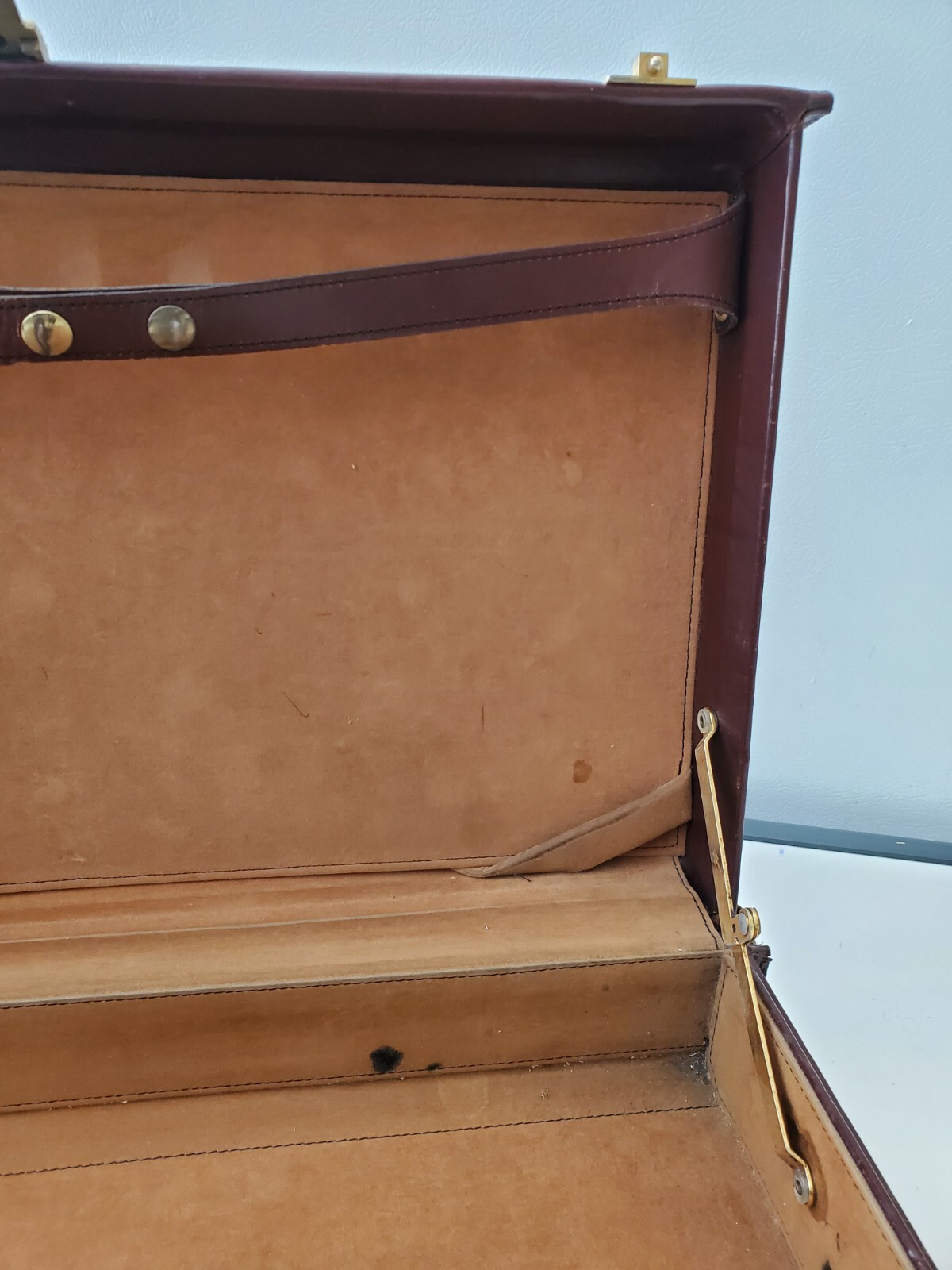 Schlesinger Brown Leather Hard Coded Briefcase | … - image 9