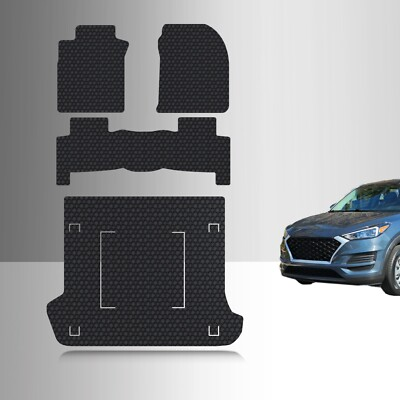 #ad ToughPRO Full Set Floor Mats Black For Lexus GX470 With Rail Cutouts 2003 2009 $144.95