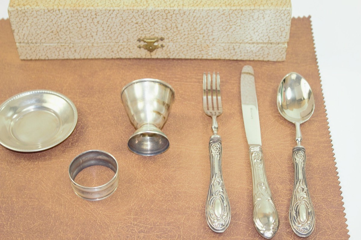 銀製　JOGJA SILVER TOM800 ビンテージ 銀食器　6本セット Vintage Silver Argento 800/000 Utensils 6 pieces | eBay