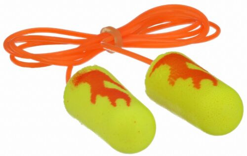 (20 PAIRS) 3M Corded Ear Plugs 311-1252 - Yellow Neon Blasts E-A-Rsoft ~ 31 Db~ - Picture 1 of 5