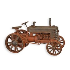 9932102-x Nostalgie Modell-Auto Oldtimer Traktor 27x13x17cm