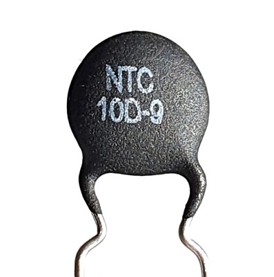 [2 Stück] NTC 10D-9 Einschaltstrombegrenzer, Leistungsthermistor 10 Ohm 2Amp -ref:405