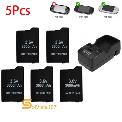 For Sony PSP 2000 3000 2001 3001 Rechargeable Replacement Battery Pack 3600mAh - Picture 43 of 43