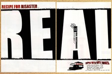 Real Skateboards Trippin' Nate Jones - 2 Page Vintage Print Ad Ephemera 2002