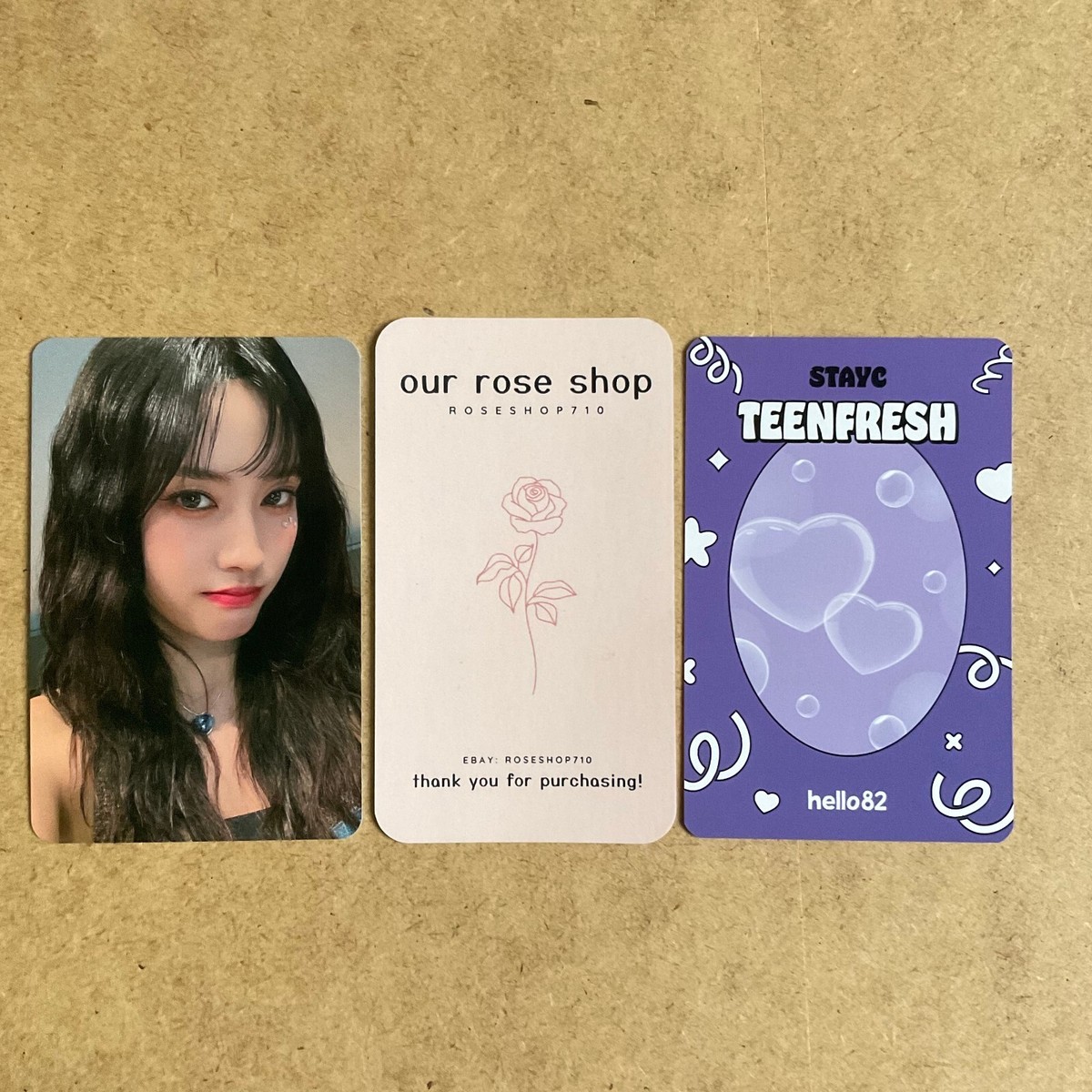 STAYC Teenfresh hello82 Chicago Fansign Event Official Photocard