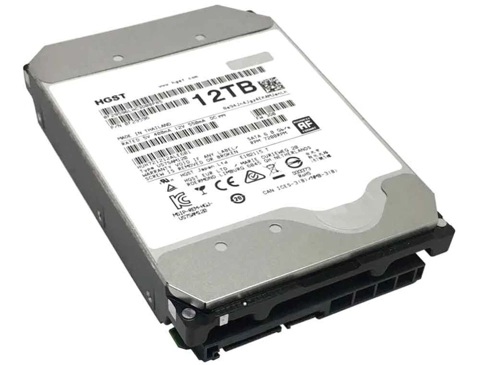 HGST Ultrastar DC HC520 12TB SATA 6Gb 256MB 3.5" Enterprise HDD- HUH721212ALE601 - Image 3 of 4