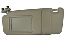 Sun Visor Tan without Sunroof USA Built Left Side for 2007 to 2011 Toyota Camry
