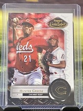 HUNTER GREENE ROOKIE CLASS 3 WHITE - 2022 TOPPS GOLD LABEL RC #34 CINCINNATI RED
