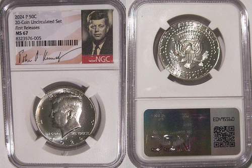 2024 P Kennedy Half Dollar 50c NGC MS 67 First Releases