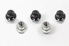 Land Rover Gloss Black Wheel Nuts Set of 5 Part# LR068126B New