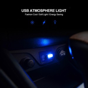 Details About Ultra Blue Usb Plug In Miniature Led Car Interior Ambient Lighting Kit Lamp