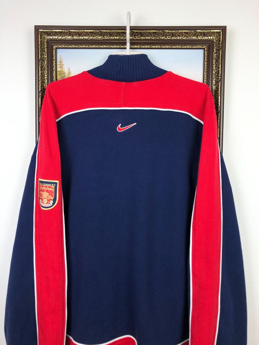 ウェア Y2K vintage 00-02 Arsenal nike jacket L 2001-02 Arsenal Fc Nike Track Jacket Football Gunners SIZE