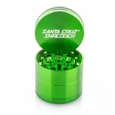 Large 2.75" Green Santa Cruz Shredder Aluminum Grinder 4 Piece Grip