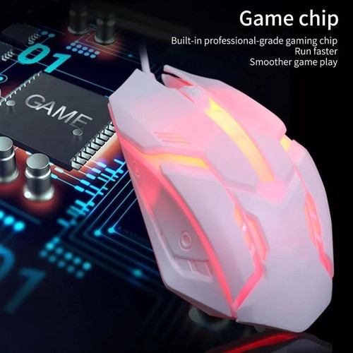 Wired Game Mouse Led Laptop Pc Computer Optical Mice Computer Mouse - Picture 7 of 14
