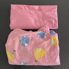 Disney Princess Crib Sized Pink Sheets Fitted - Cinderella Belle