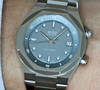 MIDO Uhr Multifort 8 Two Crowns Grey Ref. M047.507.11.081.00   NEU FULL SET