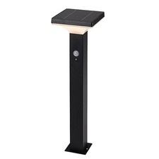 Lámpara de exterior Rabalux Lámpara solar de pie LED 4W IP44 negra Geleen