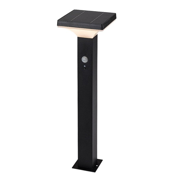 Lámpara de exterior Rabalux Lámpara solar de pie LED 4W IP44 negra Geleen