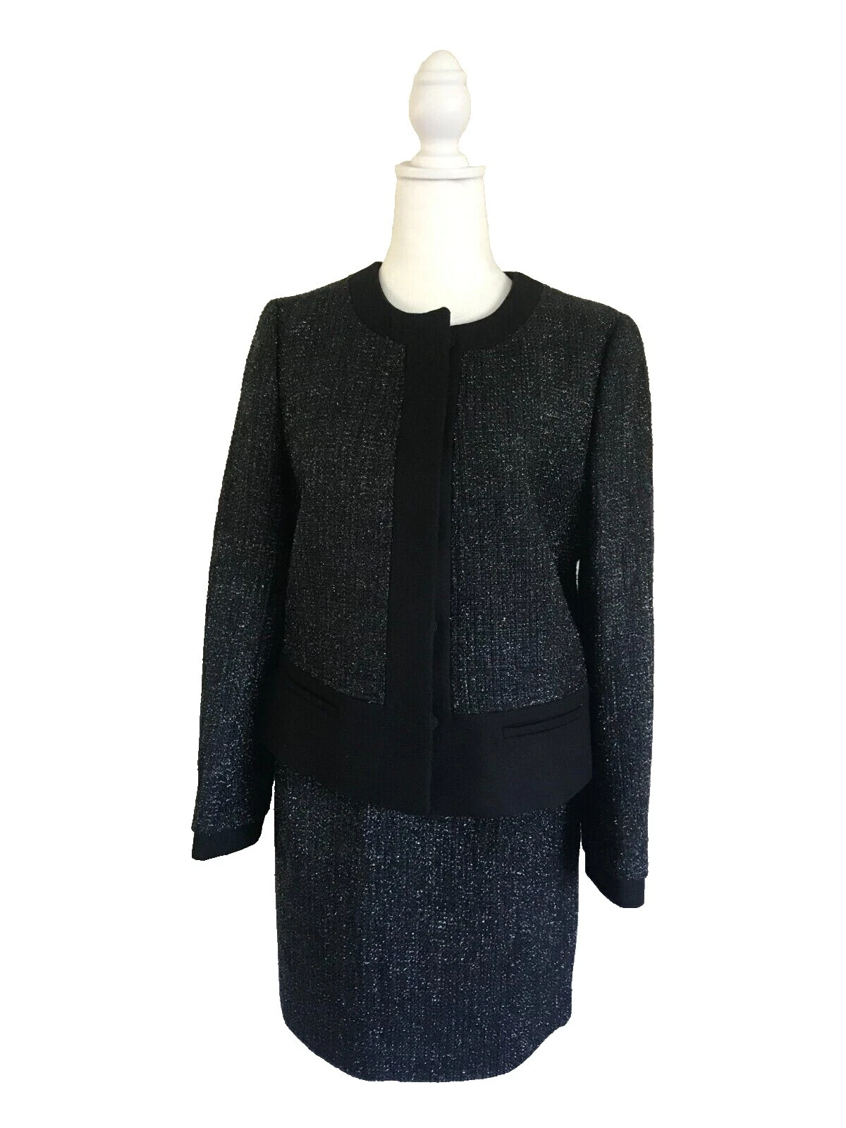 Mezcla de lana de mujer Ann Taylor Falda trajes trajes & Suit Separates para Mujeres